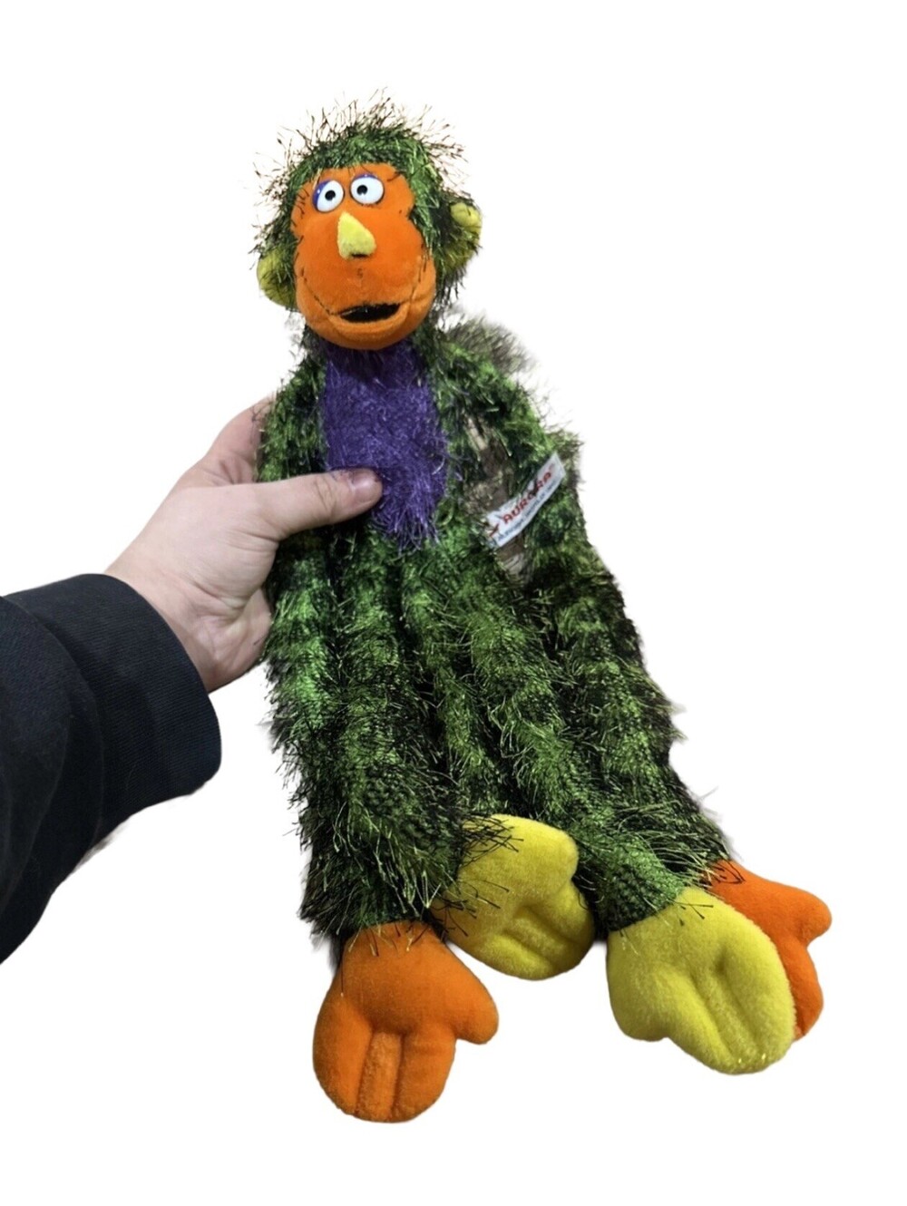 Vintage Aurora Huggable Gork Monster plush Works And Sings When You Press